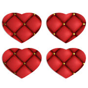 Магнитные фотопазлы Сердце 50 на 50 набор 4 штуки 