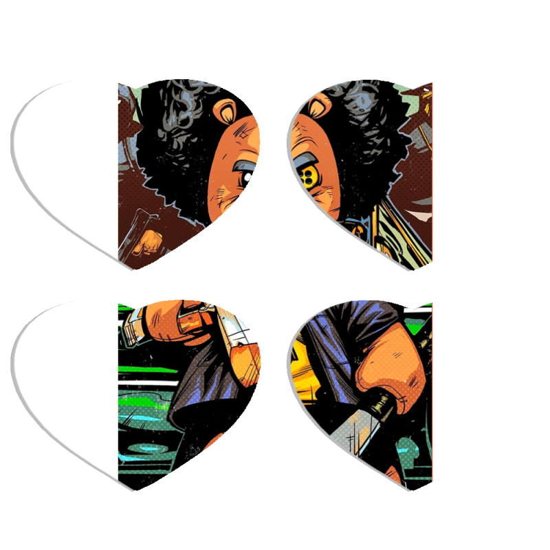 Магнитные фотопазлы Сердце 50 на 50 набор 4 штуки 