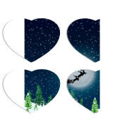 Магнитные фотопазлы Сердце 50 на 50 набор 4 штуки 