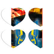 Магнитные фотопазлы Сердце 50 на 50 набор 4 штуки UA national team