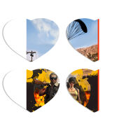 Магнитные фотопазлы Сердце 50 на 50 набор 4 штуки Pubg parachute