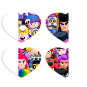 Магнитные фотопазлы Сердце 50 на 50 набор 4 штуки 