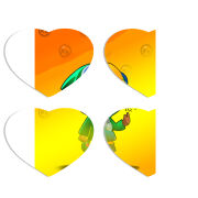 Магнитные фотопазлы Сердце 50 на 50 набор 4 штуки 