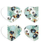 Магнитные фотопазлы Сердце 50 на 50 набор 4 штуки 