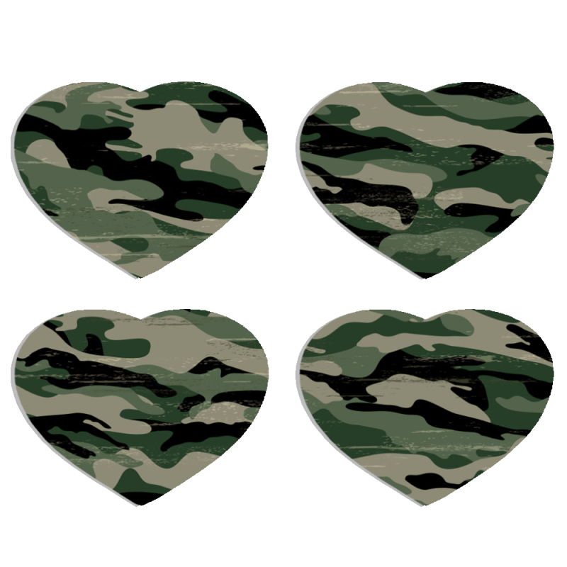 Магнитные фотопазлы Сердце 50 на 50 набор 4 штуки 