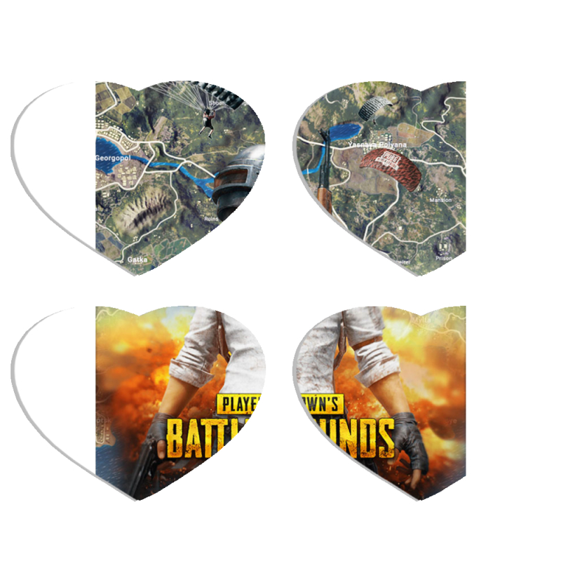 Магнитные фотопазлы Сердце 50 на 50 набор 4 штуки 