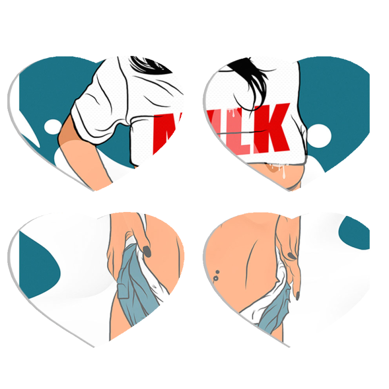 Магнитные фотопазлы Сердце 50 на 50 набор 4 штуки 