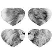 Магнитные фотопазлы Сердце 50 на 50 набор 4 штуки 