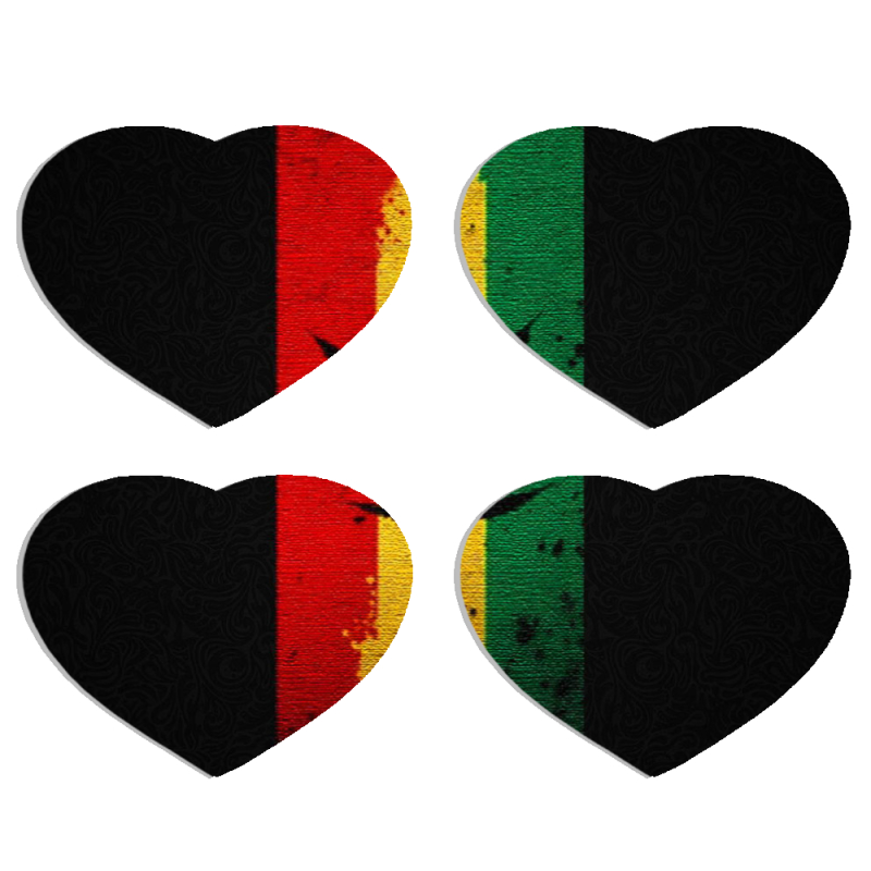 Магнитные фотопазлы Сердце 50 на 50 набор 4 штуки 