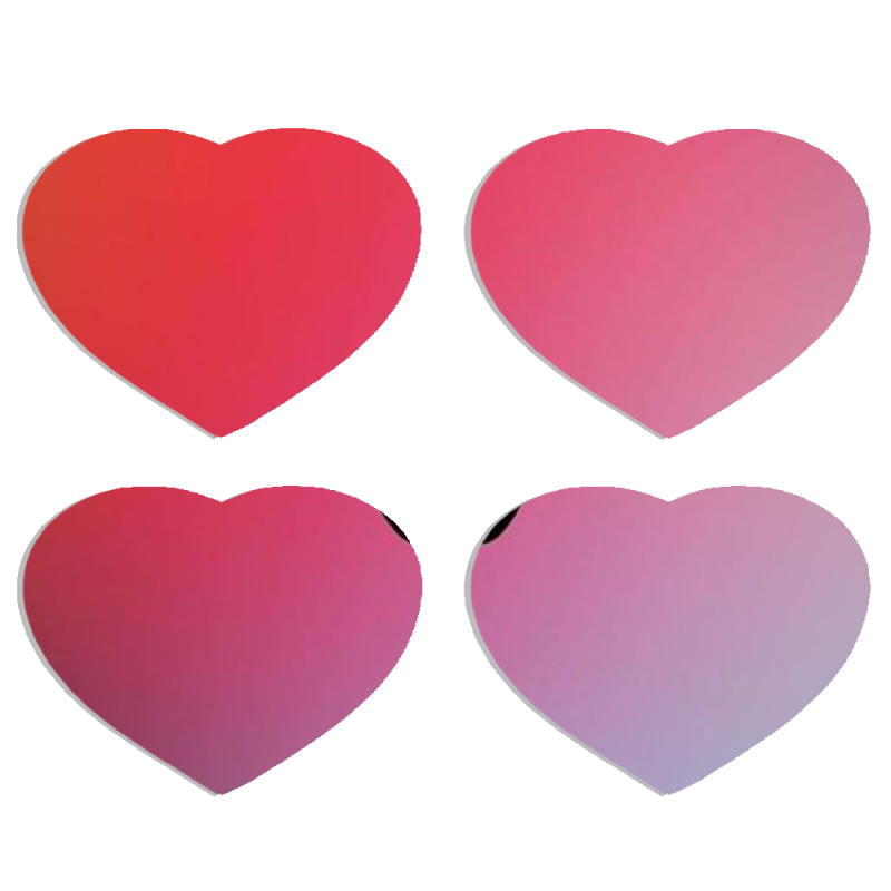 Магнитные фотопазлы Сердце 50 на 50 набор 4 штуки Gradient