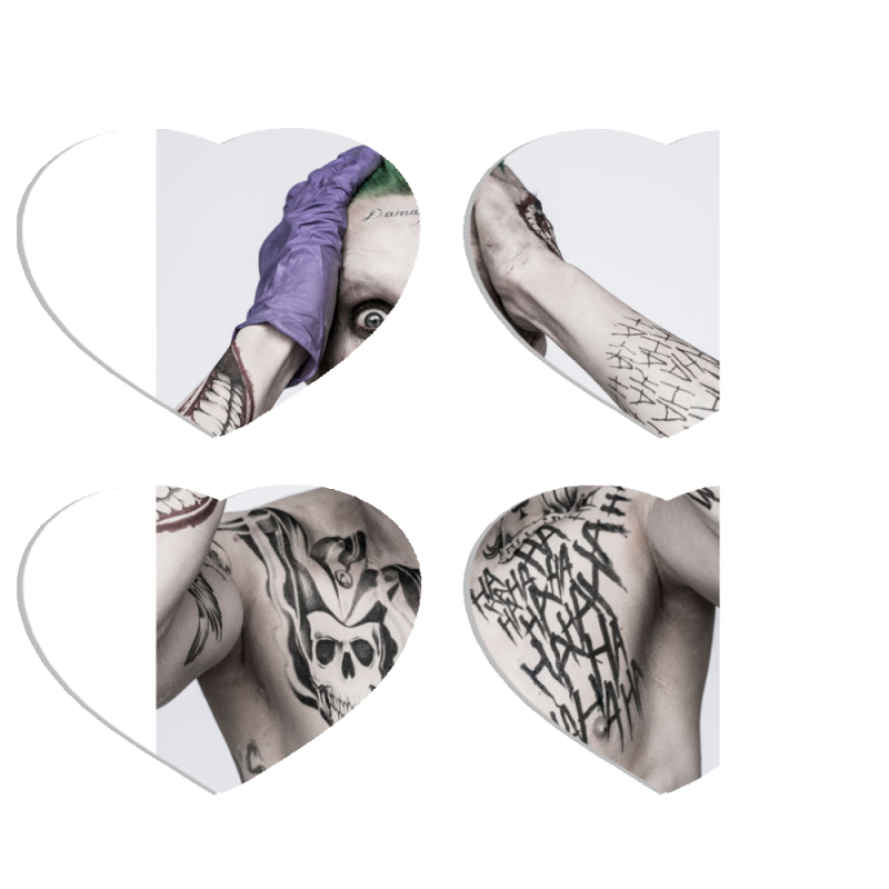 Магнитные фотопазлы Сердце 50 на 50 набор 4 штуки 