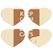 Магнитные фотопазлы Сердце 50 на 50 набор 4 штуки 