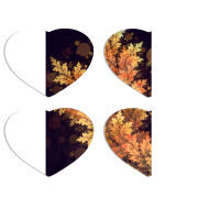 Магнитные фотопазлы Сердце 50 на 50 набор 4 штуки 