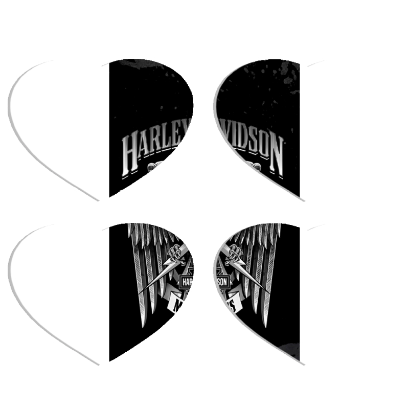 Магнитные фотопазлы Сердце 50 на 50 набор 4 штуки Harley Davidson