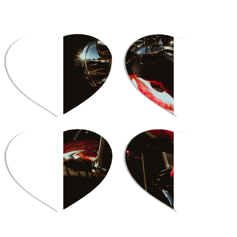 Магнитные фотопазлы Сердце 50 на 50 набор 4 штуки Harley