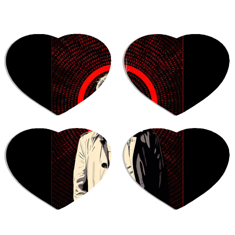 Магнитные фотопазлы Сердце 50 на 50 набор 4 штуки Константин NBC