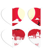 Магнитные фотопазлы Сердце 50 на 50 набор 4 штуки 