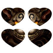 Магнитные фотопазлы Сердце 50 на 50 набор 4 штуки 