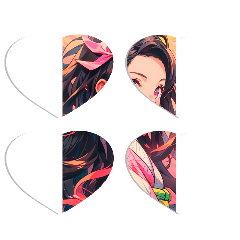 Магнитные фотопазлы Сердце 50 на 50 набор 4 штуки 