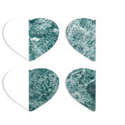 Магнитные фотопазлы Сердце 50 на 50 набор 4 штуки 