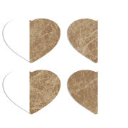 Магнитные фотопазлы Сердце 50 на 50 набор 4 штуки 