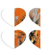 Магнитные фотопазлы Сердце 50 на 50 набор 4 штуки 