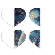 Магнитные фотопазлы Сердце 50 на 50 набор 4 штуки Північні ведмеді