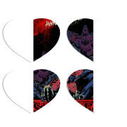 Магнитные фотопазлы Сердце 50 на 50 набор 4 штуки 