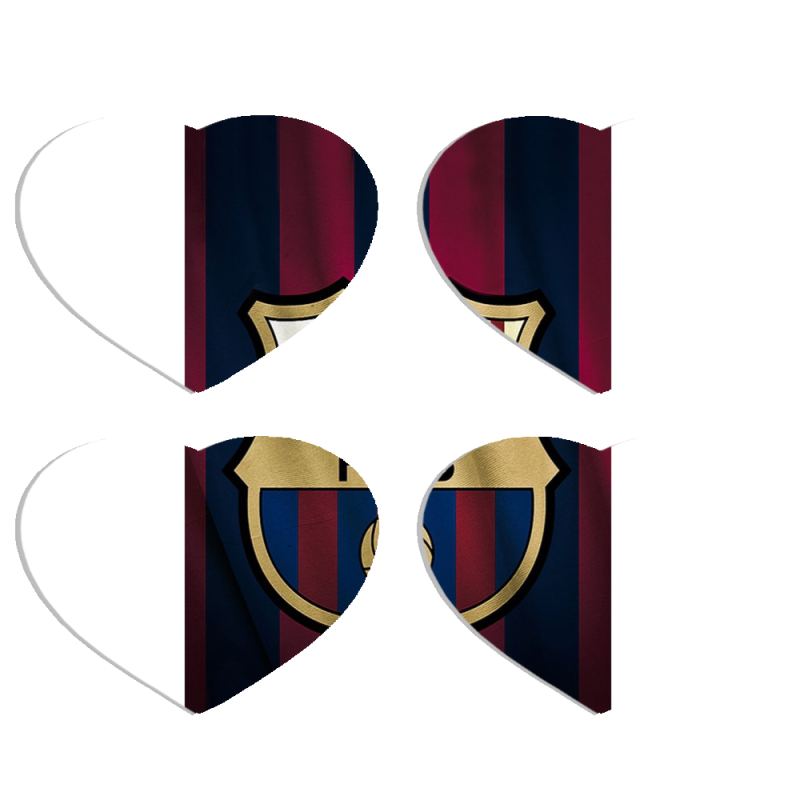 Магнитные фотопазлы Сердце 50 на 50 набор 4 штуки 