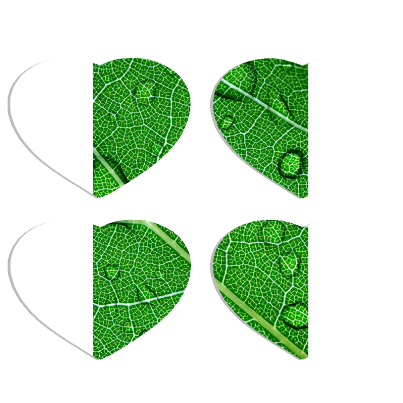 Магнитные фотопазлы Сердце 50 на 50 набор 4 штуки 