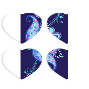 Магнитные фотопазлы Сердце 50 на 50 набор 4 штуки 