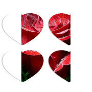 Магнитные фотопазлы Сердце 50 на 50 набор 4 штуки 