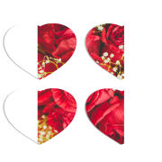 Магнитные фотопазлы Сердце 50 на 50 набор 4 штуки 