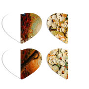 Магнитные фотопазлы Сердце 50 на 50 набор 4 штуки 