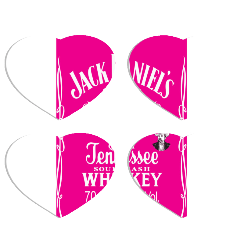 Магнитные фотопазлы Сердце 50 на 50 набор 4 штуки 