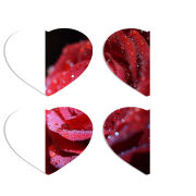 Магнитные фотопазлы Сердце 50 на 50 набор 4 штуки 
