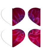 Магнитные фотопазлы Сердце 50 на 50 набор 4 штуки 