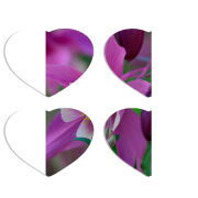 Магнитные фотопазлы Сердце 50 на 50 набор 4 штуки 