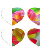 Магнитные фотопазлы Сердце 50 на 50 набор 4 штуки 