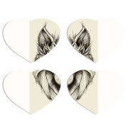 Магнитные фотопазлы Сердце 50 на 50 набор 4 штуки 