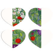 Магнитные фотопазлы Сердце 50 на 50 набор 4 штуки 