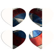 Магнитные фотопазлы Сердце 50 на 50 набор 4 штуки 