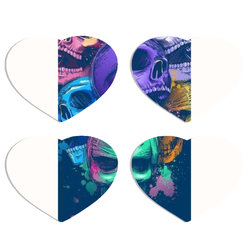 Магнитные фотопазлы Сердце 50 на 50 набор 4 штуки 