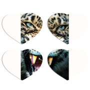 Магнитные фотопазлы Сердце 50 на 50 набор 4 штуки 