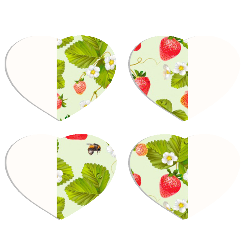 Магнитные фотопазлы Сердце 50 на 50 набор 4 штуки 