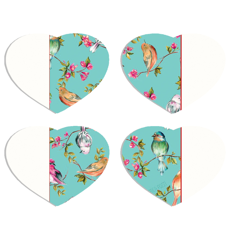 Магнитные фотопазлы Сердце 50 на 50 набор 4 штуки 