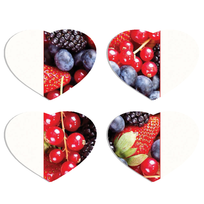 Магнитные фотопазлы Сердце 50 на 50 набор 4 штуки 