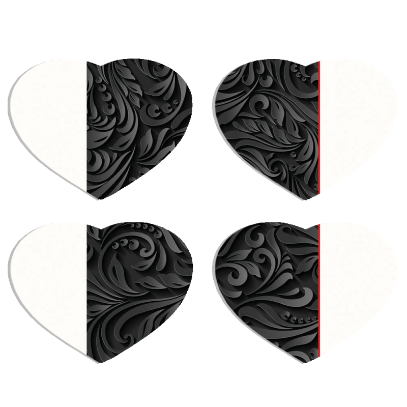 Магнитные фотопазлы Сердце 50 на 50 набор 4 штуки 