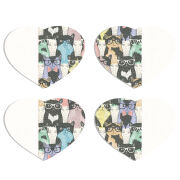 Магнитные фотопазлы Сердце 50 на 50 набор 4 штуки 