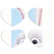 Магнитные фотопазлы Сердце 50 на 50 набор 4 штуки Rabbit